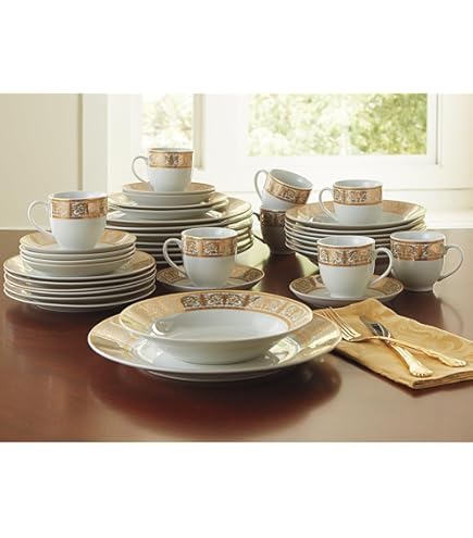 Amazon.com | Waterford China Newgrange Platinum 5-Piece Place