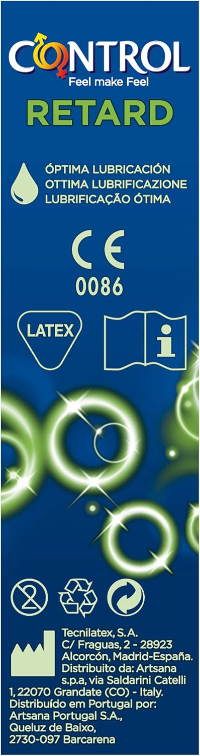 Control 4308 Retard Condoms Box of 12 Transparent, Transparent/Green, 1 count (Pack of 12) - Image 4