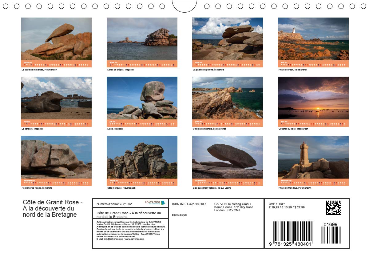 Cote De Granit Rose A La Decouverte Du Nord De La Bretagne Calendrier Mural Din Horizontal Calendar Benoit Etienne Amazon Com Books Cote De Granit Rose A La Decouverte Du Nord De La Bretagne Calendrier Mural Din Horizontal Calendar Benoit Etienne Amazon Com Books