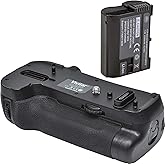 Battery Grip Kit for Nikon D850 Digital SLR Camera - Includes Qty 1 BM Premium EN-EL15 Battery + MB-D18 Replacement Battery Grip