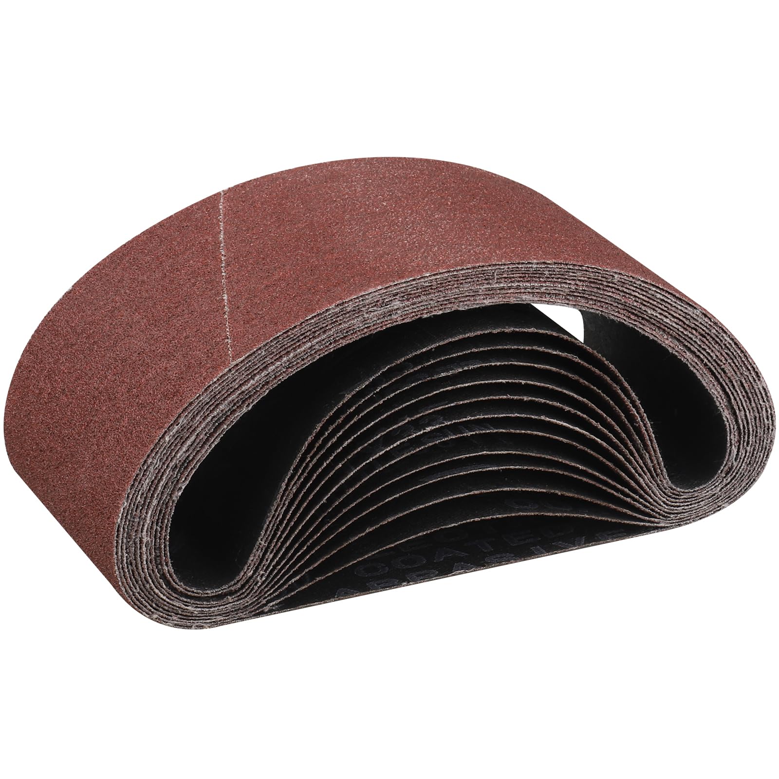 STEBRUAM Sanding Belt 75 x 457 mm,12PCS 80 Grit