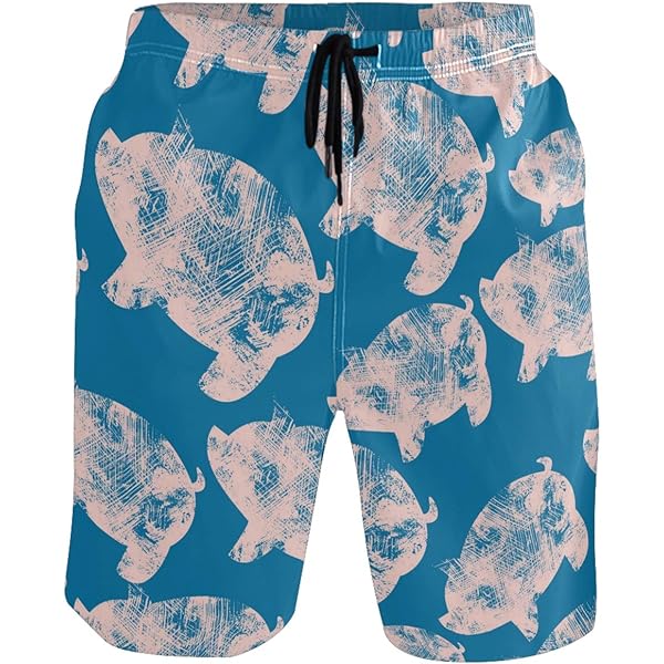Hombre Con Camisa Roja Y Pantalones Cortos Azules Montando Un Crucero De Playa Ndoddyigec0
