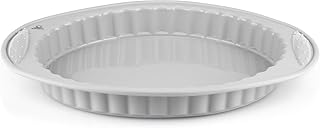 Backefix runde Obstkuchenform Tortenbodenform Silikon - flexibel grau, antihaftende Backform 23 Ø