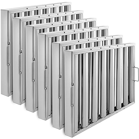 Amazon Com Vbenlem Range Hood Filter Set Of 6 Restaurant Hood