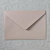 25 PCS Pearl Blush A7 Envelopes,5.35 x 7.7 inches, Perfect for 5x7 Weddings,Invitation Cards,Birthday Greeting Invite Light Pink