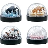 Kitan Club Cat Litter Snow Globe Blind Box &ndash; Authentic Japanese Collectible Miniature for Desk or Shelf Decor (1 of 4 Designs, Ages 15+, Not a Toy)