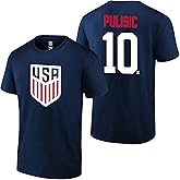 Icon Sports Officially Licensed US Men's National Soccer Team Soccer Cotton T-Shirt - Unisex Adult