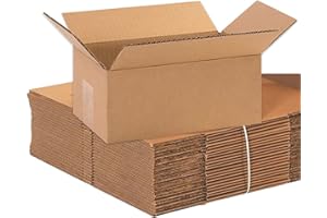 BOX USA 10 x 6 x 4 Corrugated Cardboard Boxes, Small 10"L x 6"W x 4"H, Pack of 225 | Shipping, Packaging, Moving, Storage Box for Home or Business, Strong Wholesale Bulk Boxes