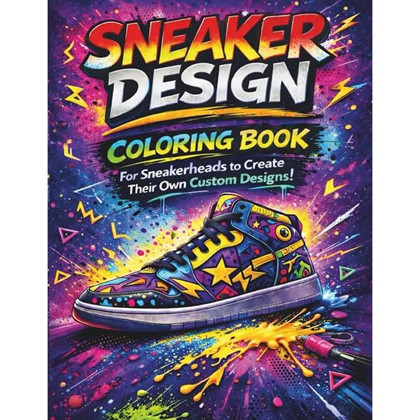 Amazon.com: Sneaker Design Coloring Book: Sneakerheads, Unleash