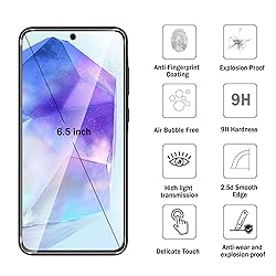 Natbok 2+2 Pack for Samsung Galaxy A35 5G/Galaxy