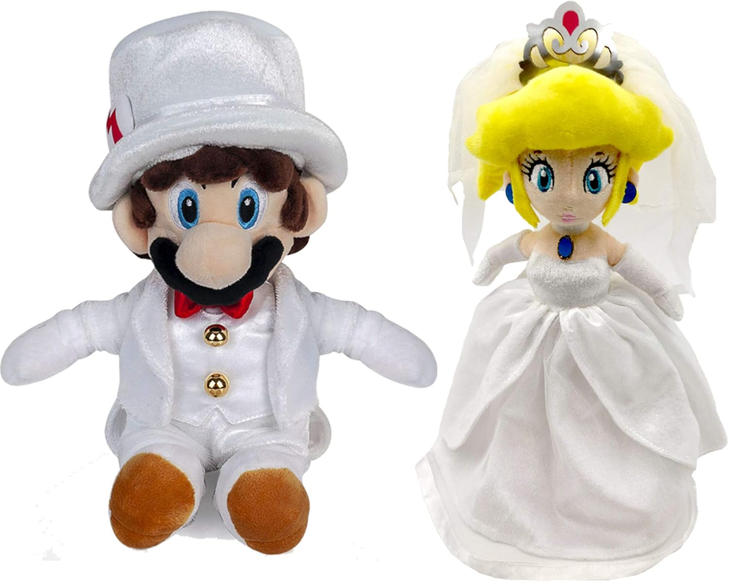 wedding peach plush