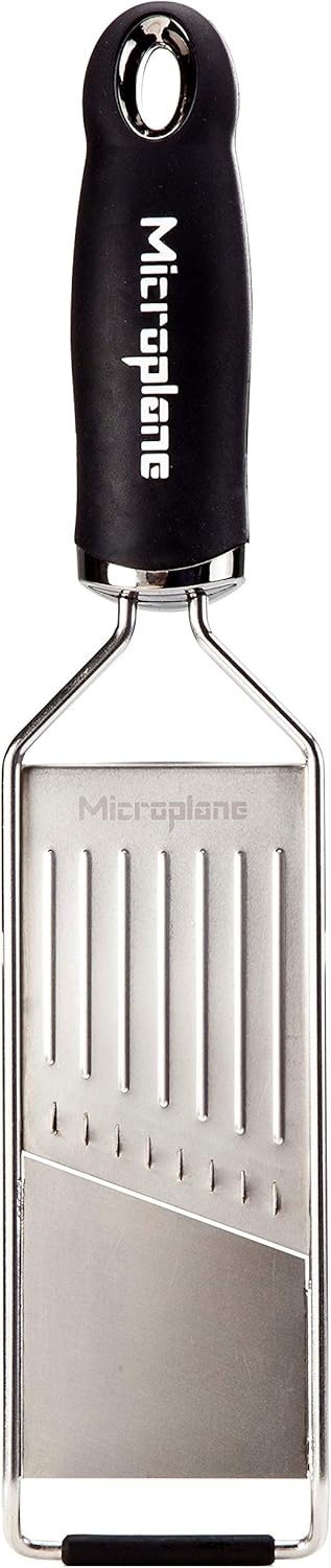 Microplane Julienne Food Slicer for Potato Apple, Carrot, Zucchini and Red Cabbage with Stainless Steel Blade