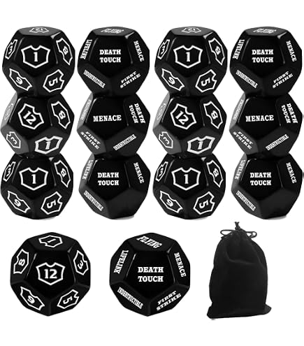 Amazon.com: 8X Planeswalker 1-6 & 7-12 Loyalty Dice for Magic: The