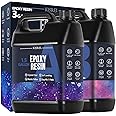 KISREL Epoxy Resin 3Gallon - Crystal Clear Epoxy Resin Kit - No Yellowing No Bubble Art Resin Casting Resin for Art Crafts, Jewelry Making, Wood & Resin Molds