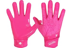 AIGEVTURE Youth Football Gloves Kids Receiver Gloves Sticky Football Gloves for Boys Girls