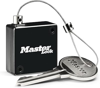 Master Lock 5490EURD Retractable Tether Key Safe 91 cm Black