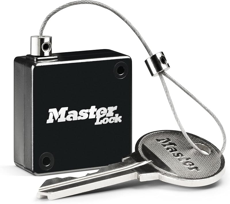 Master Lock 5490EURD Retractable Tether Key Safe 91 cm Black