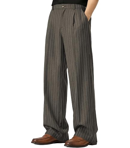 Fuzzdandy Pin Striped Pants Black Stripes Drainpipe Vintage Mod