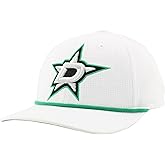 ZHATS NHL Unisex-Adult NHL Officially Licensed Rope Hat Snapback Backspin White