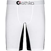 Ethika Men's Staple Boxer Brief, White OG | Ride-Up Comfort. Built with premium stretch fabric for enhanced wear. Features signature design details. Style: White OG -.