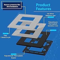 LIDER Double Decorator Wall Plate, Impact