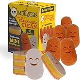 Smilyeez Scrub Moji Scrubbing Sponge Refill for the Dish Daddy (Reg. TM) Dishwand - (10 Pack)