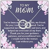 CYTING Mom Birthday Gift Best Mother Gifts Jewelry To My Mom Necklace Mothers Day Jewellyery From Daughter Son