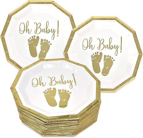 baby shower paper plates