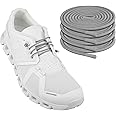 Endoto 2 Pairs Elastic Shoelaces for ON Cloud 5 & 6 No Tie Replacements Shoes Laces Stretchy Bungee Running Training