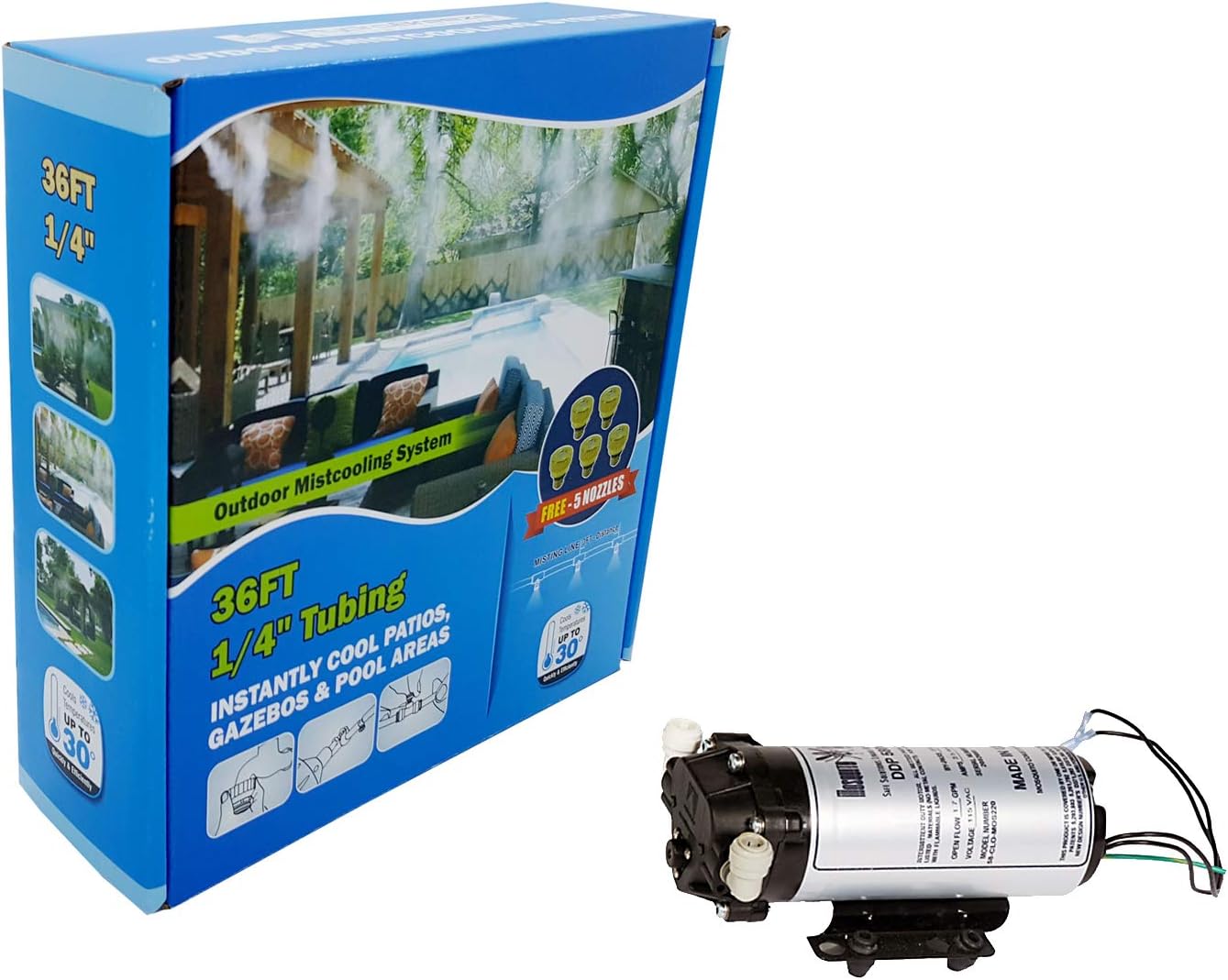 mistcooling Sanitization Misting System 200 PSI Misting