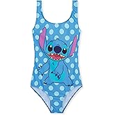 Disney Girls One Piece Swimming Costume, Comfortable Stretchy Swimsuit - Girls Gifts