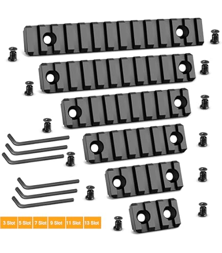 Amazon.com: Arisaka Defense Low Profile 3 Slot 1913 Picatinny Rail