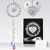 CroBlissful Valentine Thank You Gifts for Women Crystal Suncatcher Appreciation Gift Ornament for Coworkers Teacher Mom Nurse Friend Boss Keepsakesful(Be Proud of)