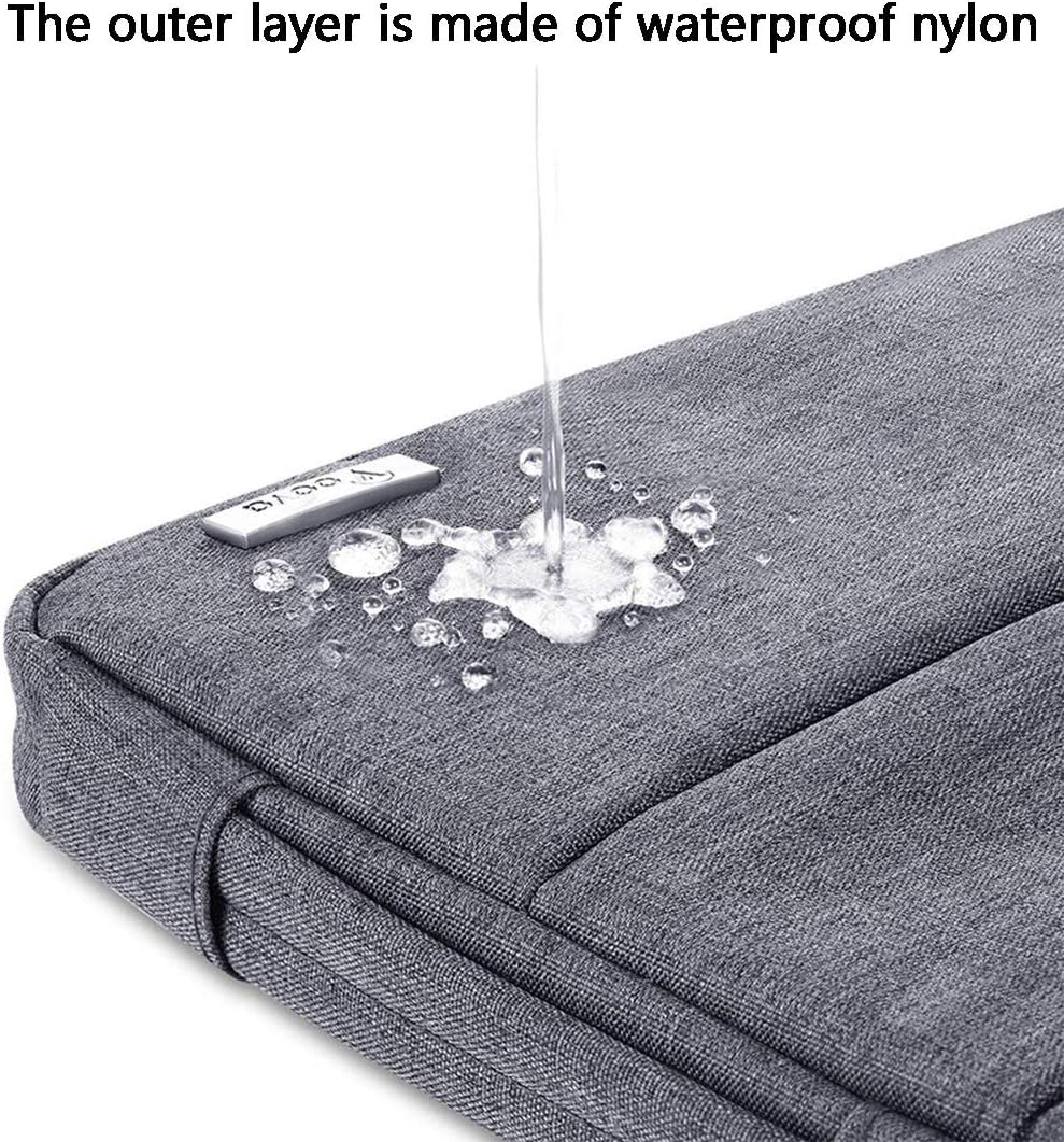 V Voova 13 13.3 Inch Laptop Sleeve Carrying Case Compatible with 13" 2018-2021 MacBook Air/MacBook Pro M1,Surface Book 2 13.5",HP Envy 13 Chromebook Protective Slim Notebook Bags with Handle,Grey: Electronics