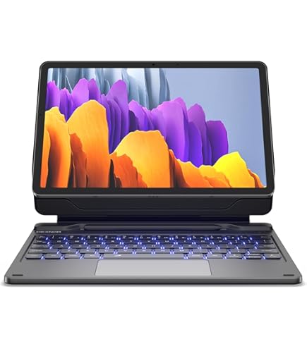 Amazon.com: Samsung Book Slim Keyboard Cover for Galaxy Tab S9