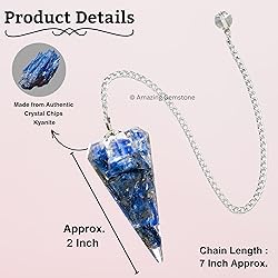 Kyanite Orgone Crystal Pendulums for Divination and