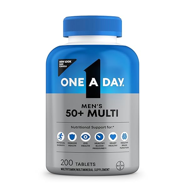 ONE A DAY MEN’S 50+ HEALTHY ADVANTAGE MULTIVITAMIN,...