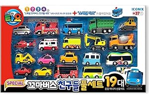 YOUNG TOYS Tayo Little Bus Friends Special Full 19pcs Set Cars Toys Ver.2 Full Minicar Gift Set