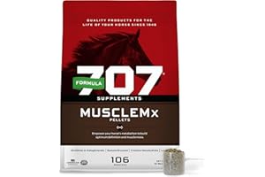 Formula 707 MuscleMx Equine Supplement, 10 lb Bag – Conditioning Support and Muscle Builder for Horses with Lysine, Gamma Oryzanol, Creatine & OKG