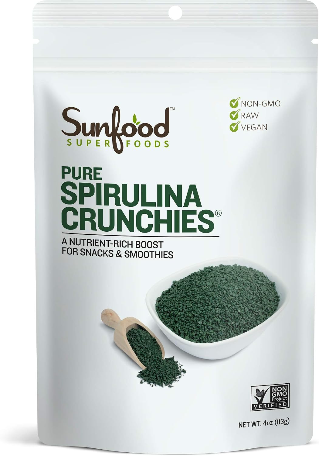 Sunfoods Organic Spirulina Crunchies-image