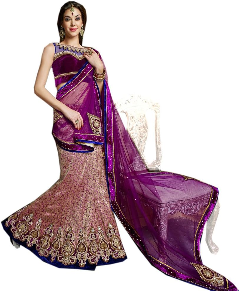 Utsav Women's Bollywood Designer Saree Lehenga