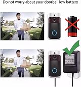 MFLABEL Doorbell Transformer 18V 500mA Power Supply 5m Cable Video Doorbell view 4