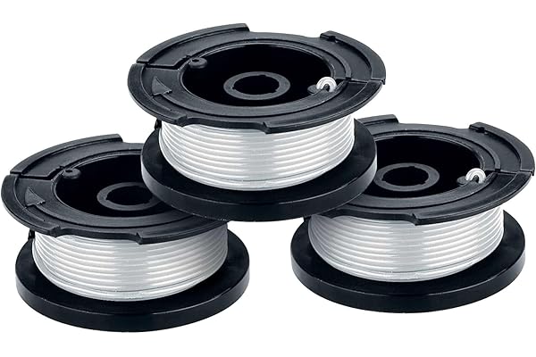 BLACK+DECKER Weed Eater String, Trimmer Line, 3-Pack, 30-Feet of Replacement Spool, 0.065-Inch Diameter (AF1003ZP)