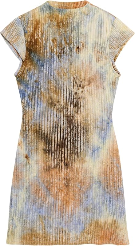 Kurzarmkleid aus der Damen-Kollektion, Hellbraun, XL