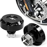 VPZMT 2024-2026 Black Front Axle Nut Caps Covers for Harley Davidson | Street glide Road glide CVO FLTRX FLHX 2024-2025