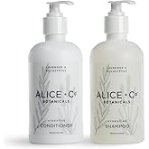 Alice + Co. Shampoo & Conditioner | Lavender & Eucalyptus | Fairfield by Marriott | Hotel Bath Amenities | 8.5 oz Bottles | Hair Care Set
