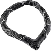 Abus Steel-O-Chain 8210/85cm (33.50 inch) - Bike chain lock | Bike chain lock with 8mm square chain, Ivy synthetic fibre sleeve, hardened steel, paint protection