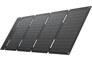 EF ECOFLOW 45W Portable Solar Panel with Type-C, 25% Conversion Efficiency, N Type Solar Cell for Power Stations, IP68 Waterproof, Foldable Lightweight Solar Panel (Unable to Connect in Series)