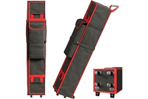 SEAVERRS 10 x 10 x 48 inch Tent Bag Replacement Part, Designed for 10 x 10 pop-up Tents, Comes with Handles and Rollers for Easy Carrying. Made of 800D Waterproof Oxford Fabric, Durable and Waterproof.