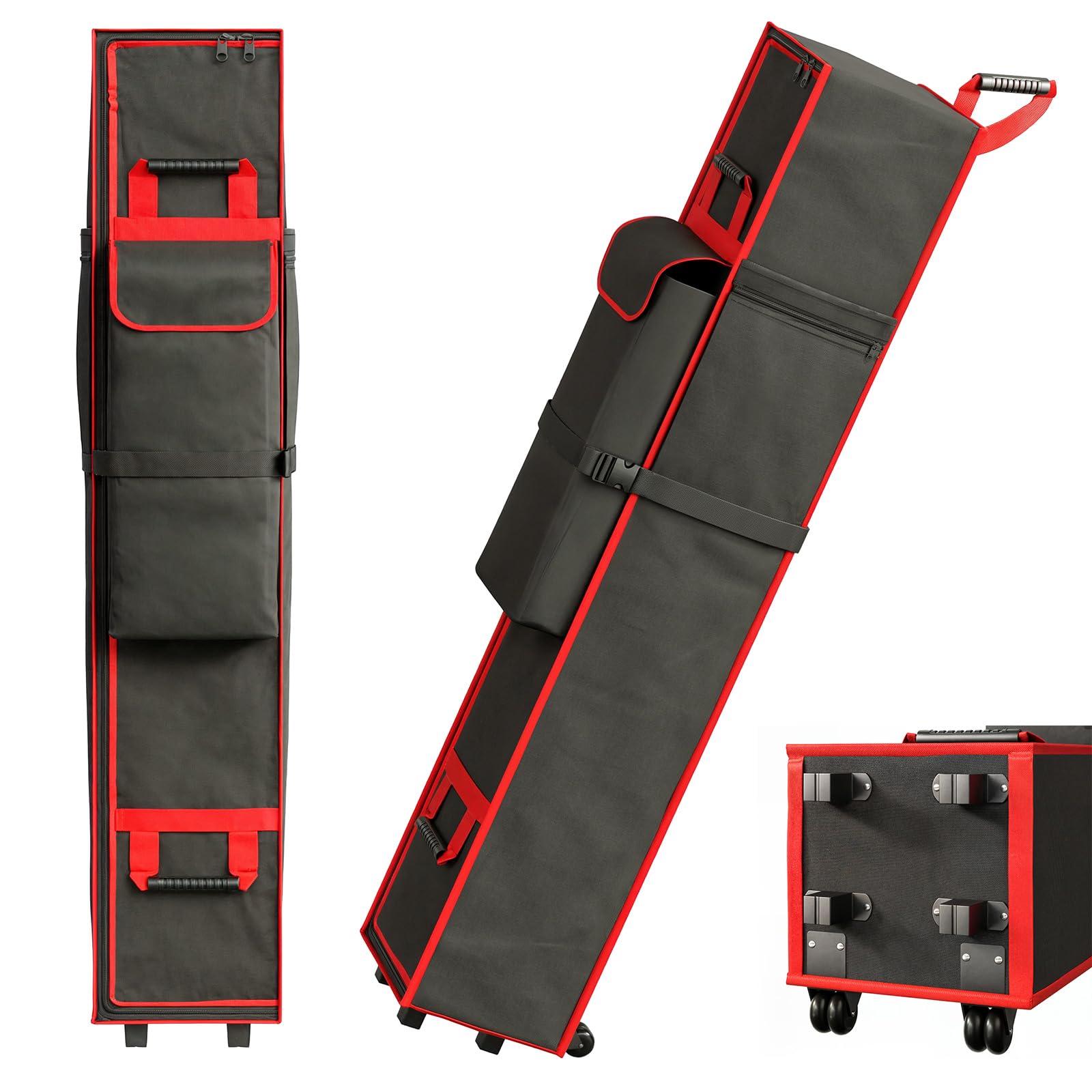 Photo 1 of 10 x 10 x 48 inch Tent Bag Replacement Part, Designed for 10 x 10 pop-up Tents, Comes with Handles and Rollers for Easy Carrying. Made of 800D Waterproof Oxford Fabric, Durable and Waterproof.